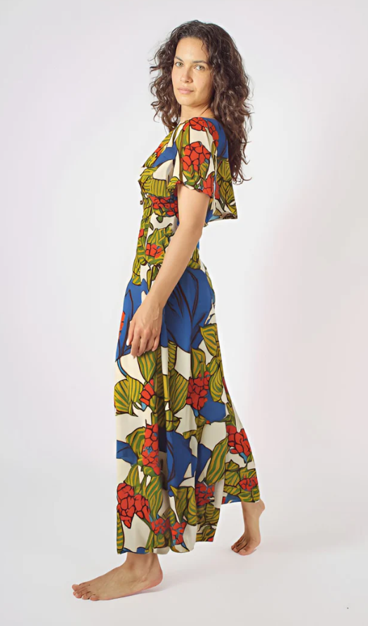 Vibrant Floral Dress