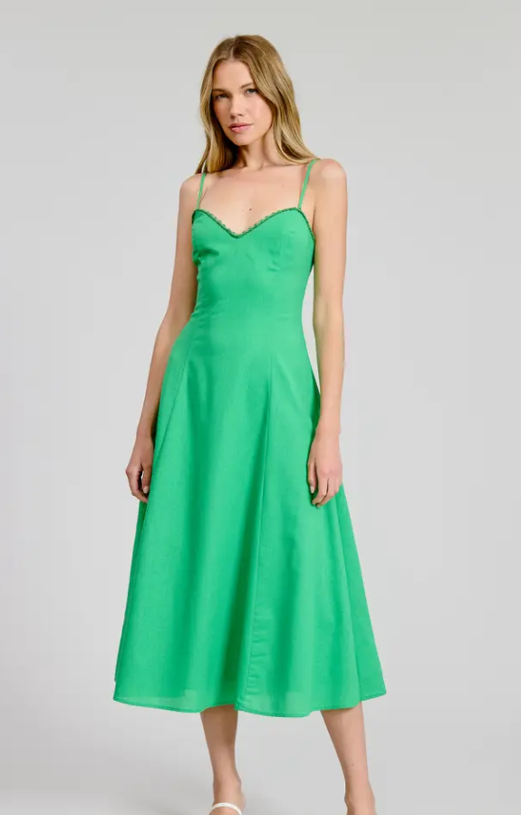 Fit & Flare Midi Dress