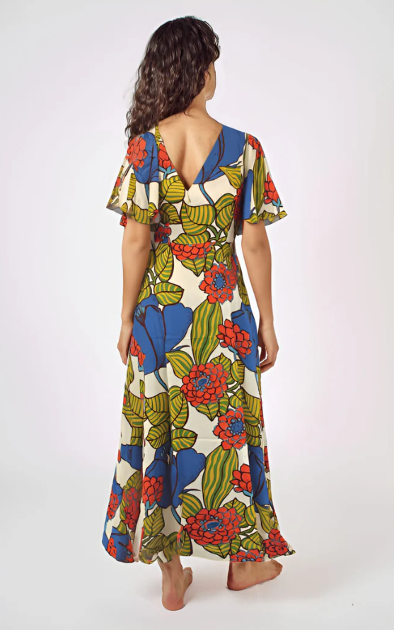 Vibrant Floral Dress