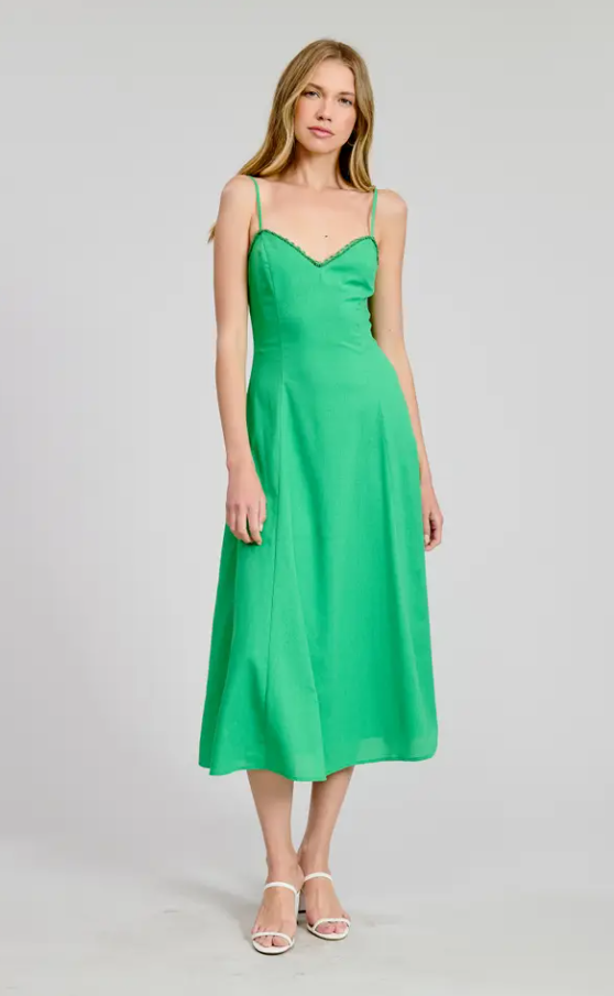 Fit & Flare Midi Dress