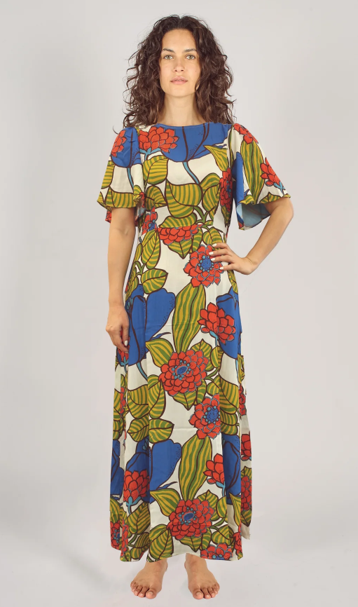 Vibrant Floral Dress