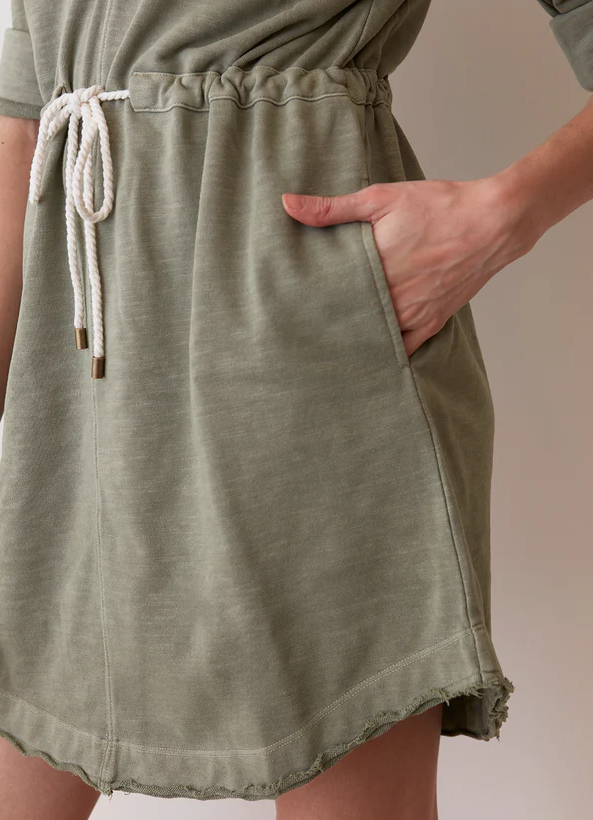 Roll Tab Utility Dress