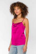 Load image into Gallery viewer, Satin Cowl Neck Cami
