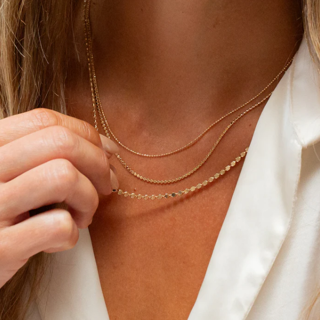 Layered Ball Chain Necklace
