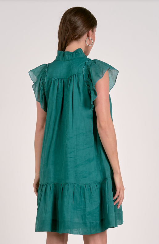 Flutter Sleeve Dress