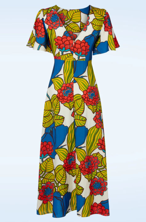 Vibrant Floral Dress