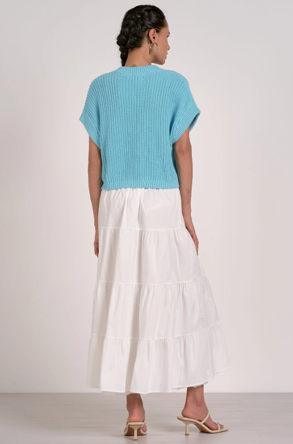 Knit Top Two-Fer Dress