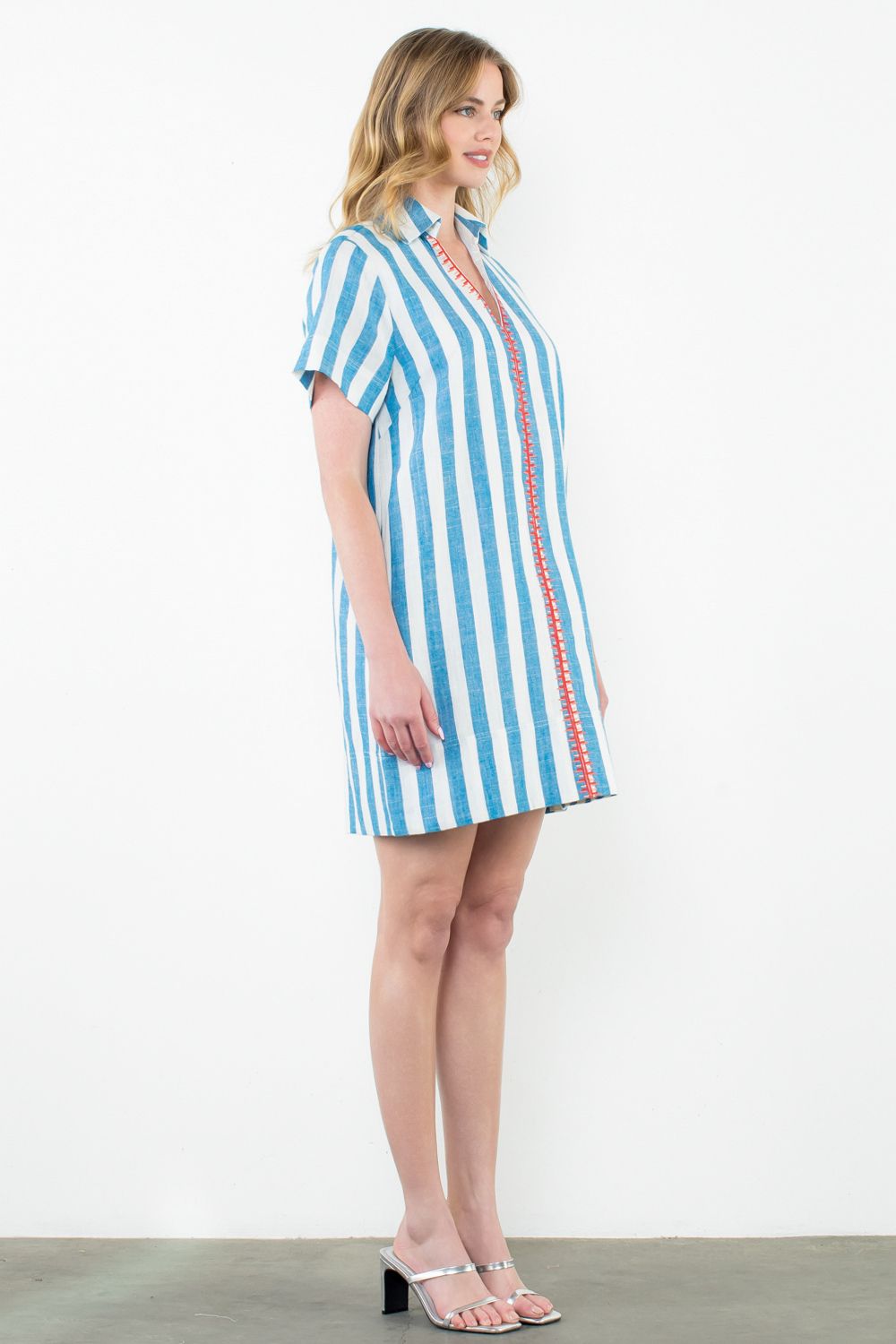 Striped Linen Dress