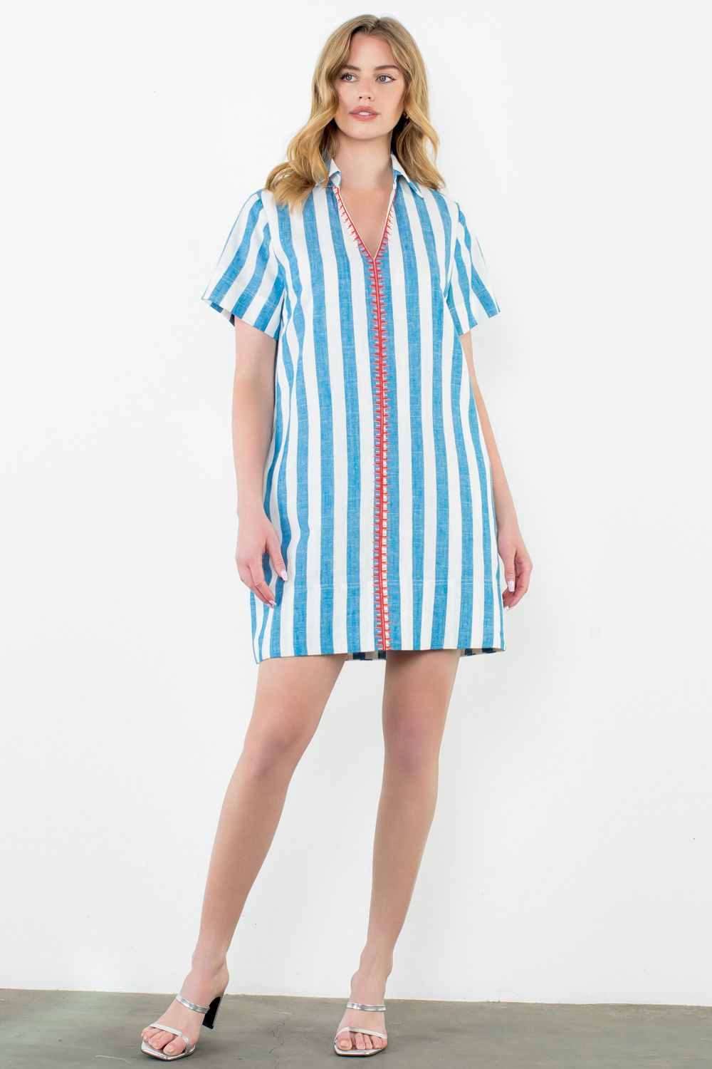 Striped Linen Dress