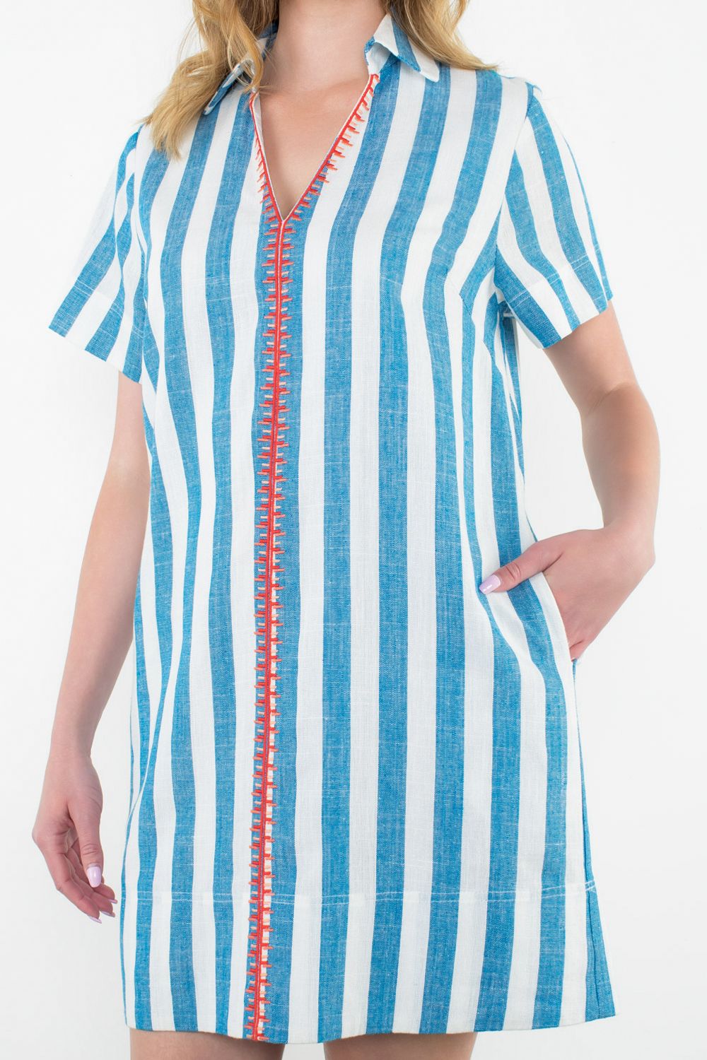 Striped Linen Dress