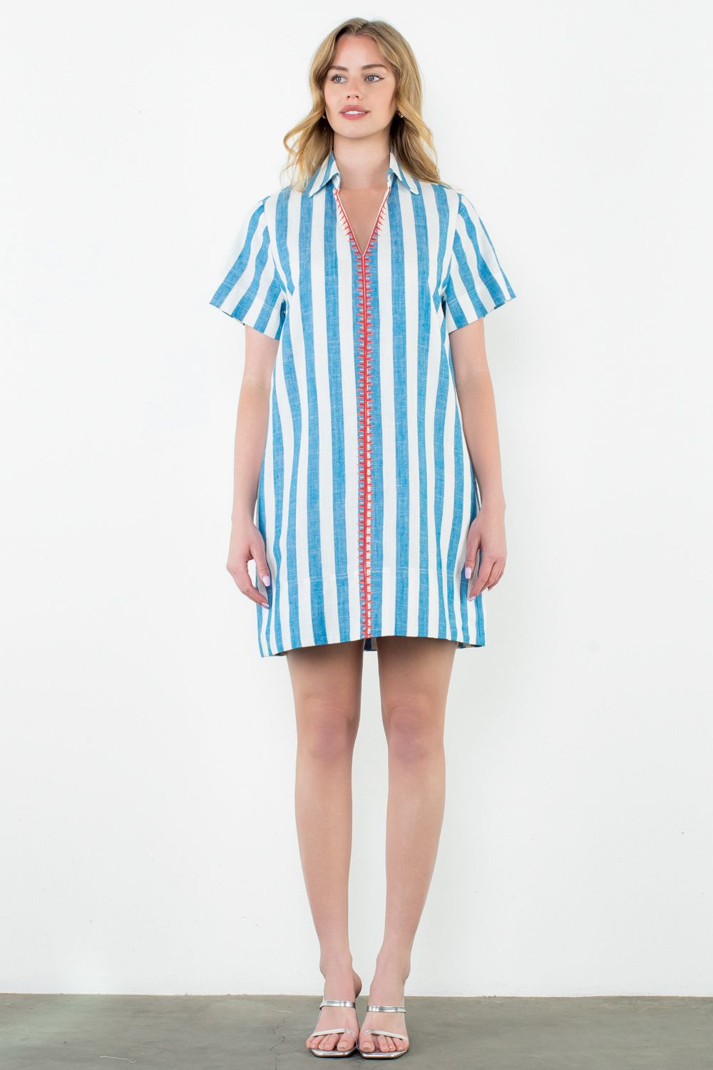Striped Linen Dress