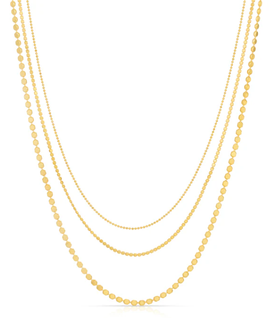 Layered Ball Chain Necklace
