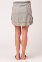 Load image into Gallery viewer, Tiered Frayed Skirt - Grey
