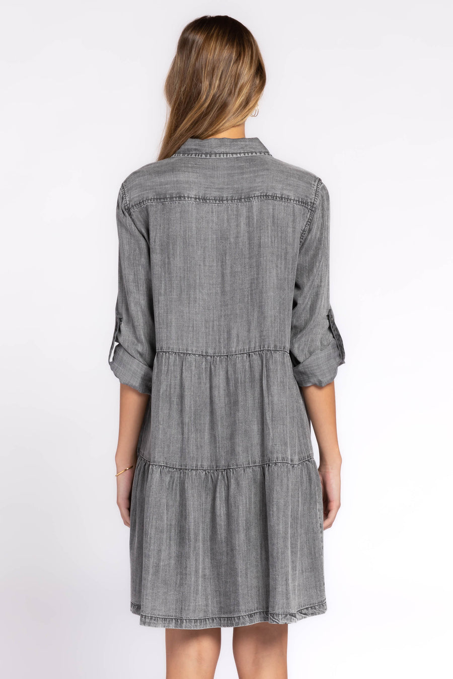 Tiered Tencel Dress