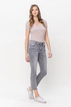 Load image into Gallery viewer, Mid-Rise Slim Straight Jeans
