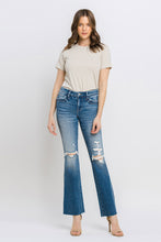 Load image into Gallery viewer, Mid Rise Cropped Bootcut Jeans
