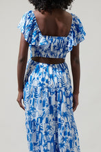 Load image into Gallery viewer, Smocked Tropical Midi Dress
