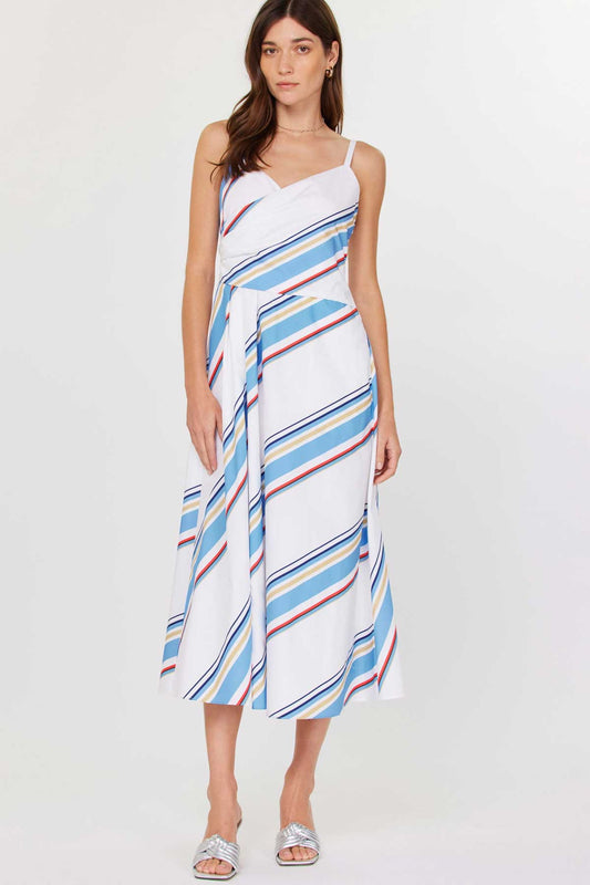 Faux Wrap Top Dress