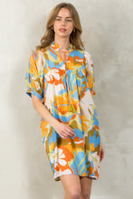 Load image into Gallery viewer, Abstract Puff Sleeve Dress
