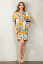 Load image into Gallery viewer, Abstract Puff Sleeve Dress
