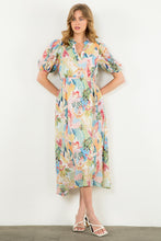 Load image into Gallery viewer, Smocked Floral Midi Dress
