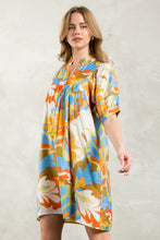 Load image into Gallery viewer, Abstract Puff Sleeve Dress
