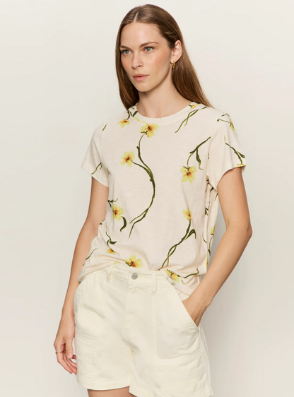 Floral Crew Neck Tee