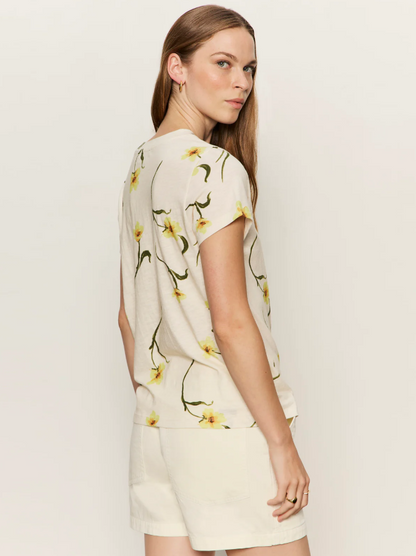 Floral Crew Neck Tee