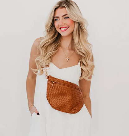 Woven Cross Body Bags