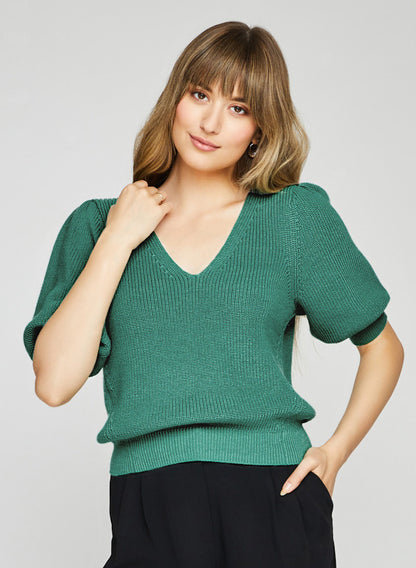 Puff Short Sleeve Sweater