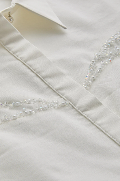 Bling Yoke Button Up