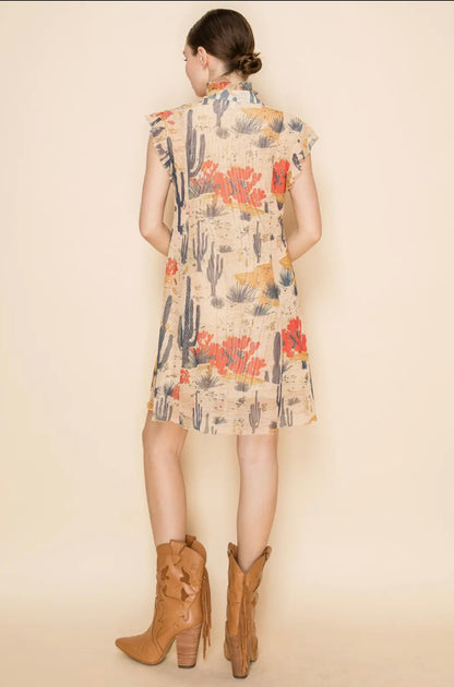 Mesh Cactus Dress