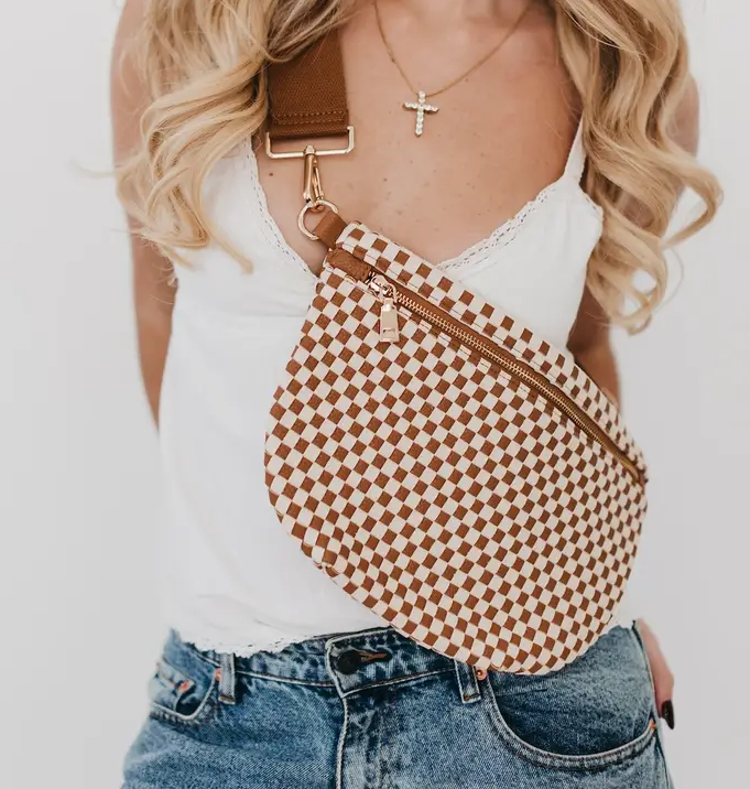 Woven Cross Body Bags