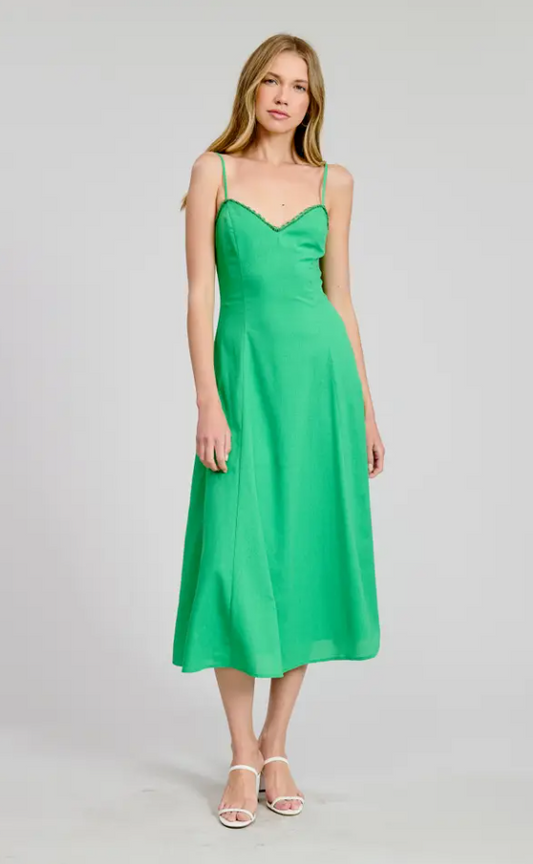 Fit & Flare Midi Dress