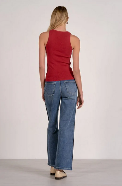 Embroidered Heart Tank