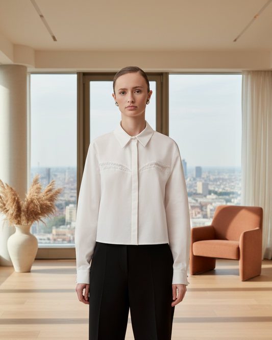 Bling Yoke Button Up