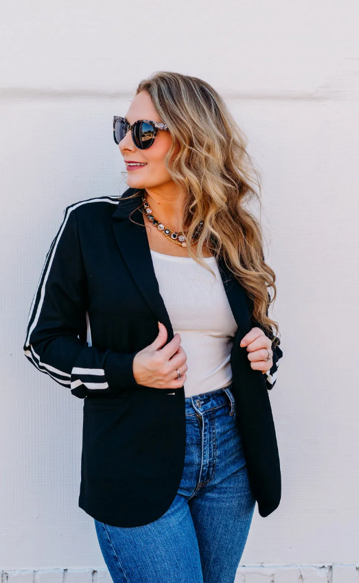 Side Stripe Blazer