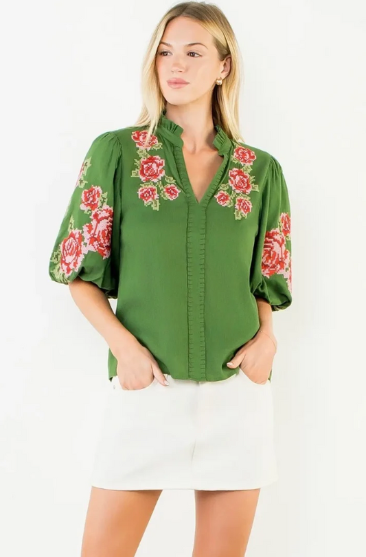 Cross Stitch Top