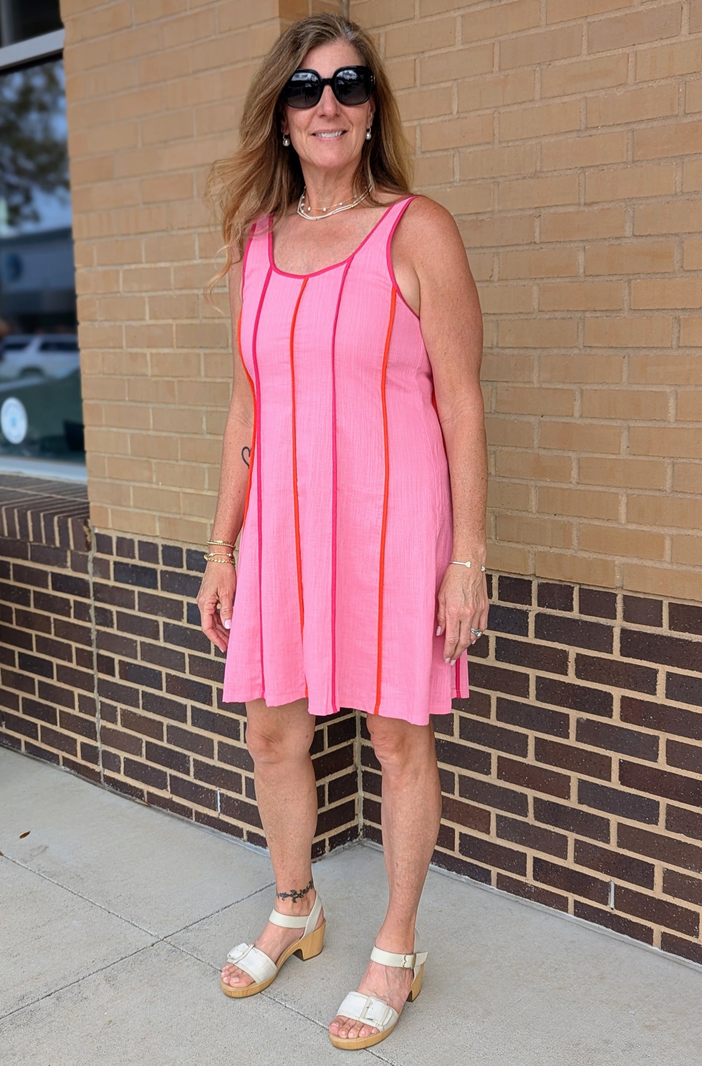 Vertical Striped Dress