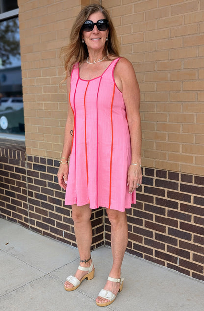 Vertical Striped Dress