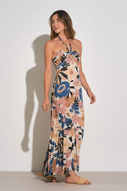 Botanical Halter Maxi