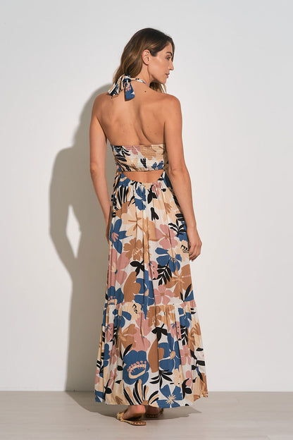 Botanical Halter Maxi