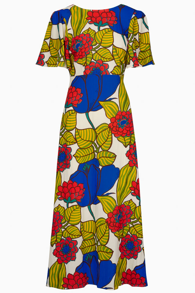 Vibrant Floral Dress