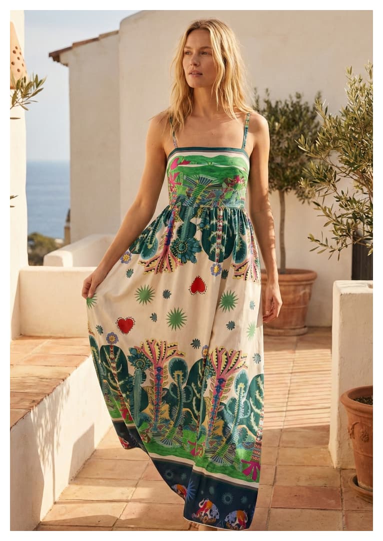Peruvian Cotton Maxi Dress