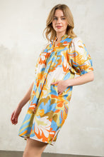 Load image into Gallery viewer, Abstract Puff Sleeve Dress
