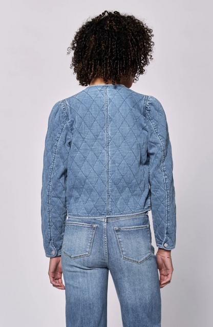 Quilted Denim Jacket