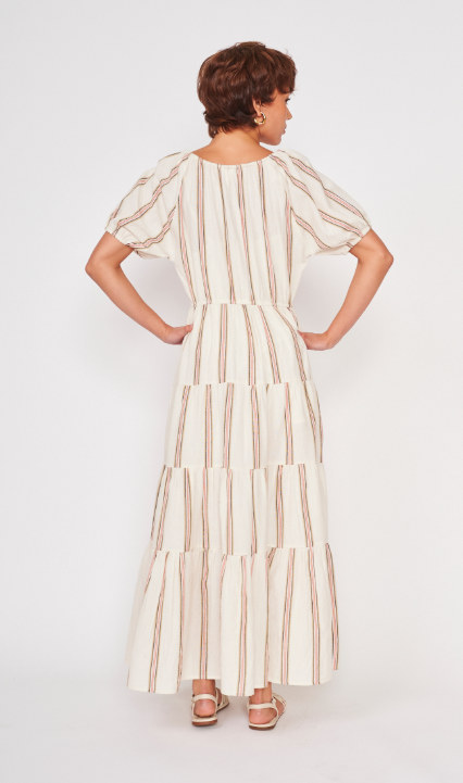 Striped Boho Maxi Dress