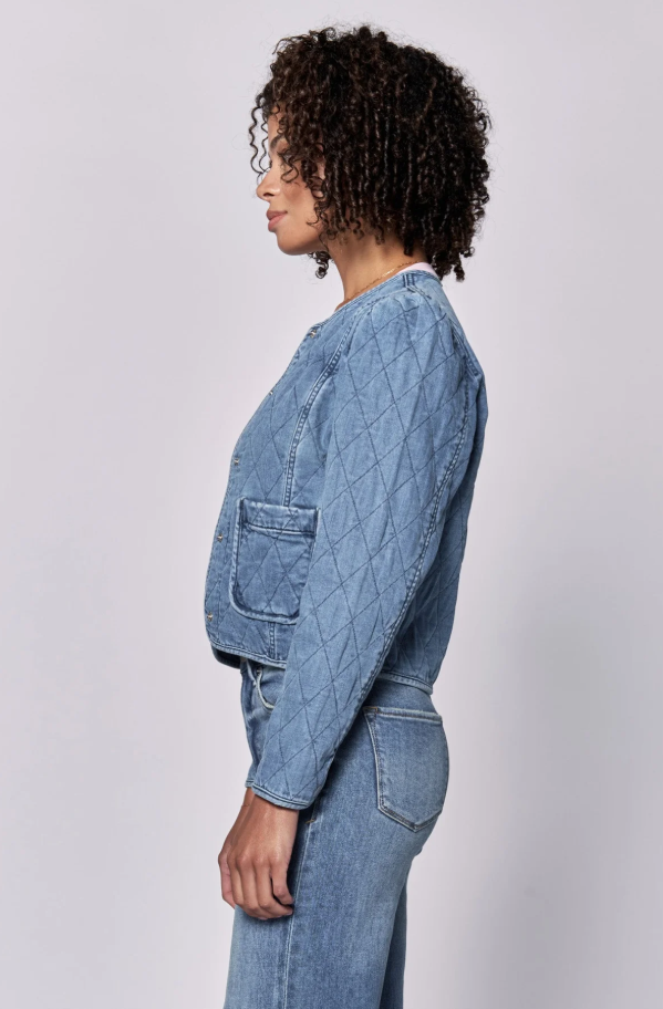 Quilted Denim Jacket