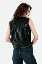 Load image into Gallery viewer, Vegan Leather Banded Tank
