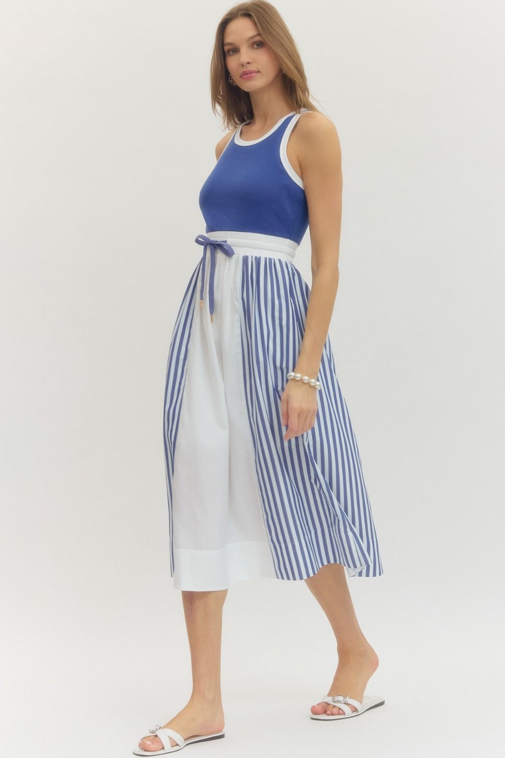 Tie Waist Tank Dress